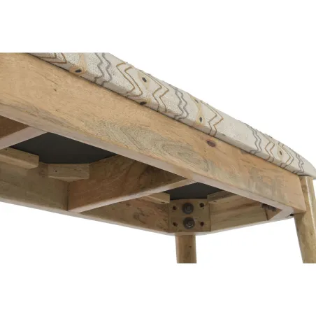 Bench Home ESPRIT Beige Multicolour Mango wood 113 X 35 X 45 CM